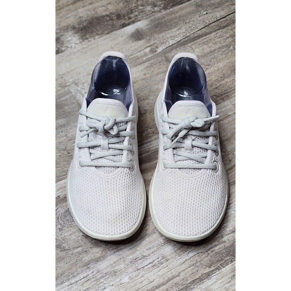 AllBirds Tree Runners TR Lace Up White Running Wool Sneakers Women's Size 7 - Picture 3 of 9